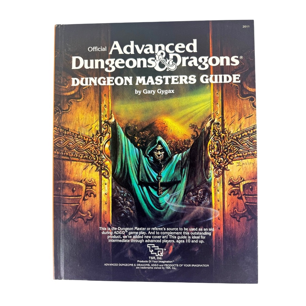 TSR Advanced Dungeons & Dragons Dungeon Masters Guide Gary Gygax 1987